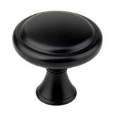 Buton pentru mobila Artesi, finisaj negru, D:32 mm