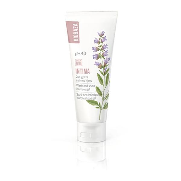 Gel Intim Natura 2in1 pentru Curatarea si Epilarea Zonei Intime, cu pH 4.0 - Biobaza Intima, 100 ml