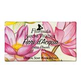 Sapun Vegetal cu Parfum de Flori de Lotus - La Dispensa Florinda Sapone Vegetale Fiori d'Acqua, 100 g