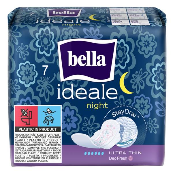 Absorbante Igienice pentru Noapte - Bella Panty Classic StayDrai Ultra Thin, 7 buc