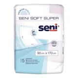 Aleze de Protectie - Seni Soft Super Underpads, 90 x 170 cm, 5 buc