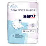Aleze de Protectie - Seni Soft Super Underpads, 60 x 60 cm, 5 buc