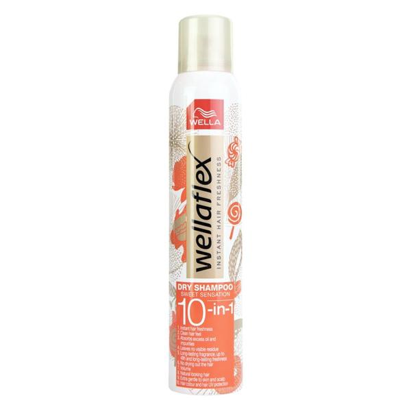 Sampon Uscat - Wella Wellaflex Dry Shampoo Sweet Sensation, 180 ml
