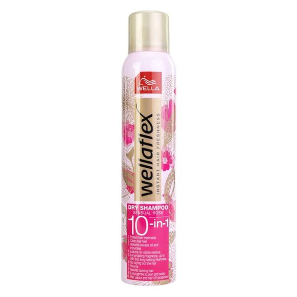 Sampon Uscat - Wella Wellaflex Dry Shampoo Sensual Rose, 180 ml