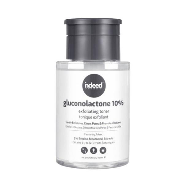 Lotiune Tonica Antiinflamatoare cu Gluconolactona 10% - Indeed Labs Gluconolactone 10% Exfoliating Toner, 150 ml