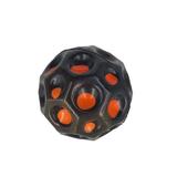 Minge saltareata, super space ball, multicolor, negru si portocaliu, 7 cm