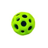 Minge saltareata, super space ball, culoare verde, 7 cm