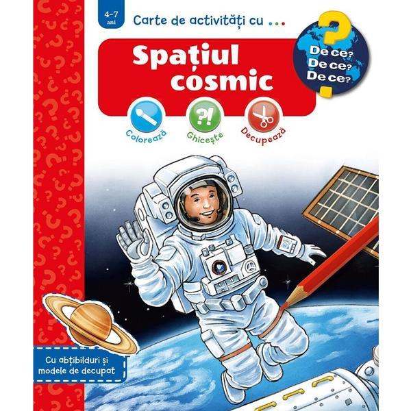 Carte de activitati cu spatiul cosmic - Dominique Conte, editura Casa