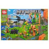 Set de constructie Minecraft 4 in 1, MyWorld, 391 piese