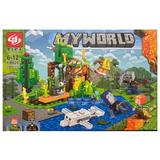 Set de constructie Minecraft 4 in 1, MyWorld, 390 piese