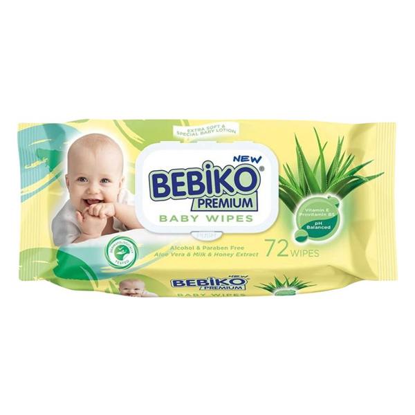 Servetele Umede - Bebiko Bebiko Baby Wipes, Paksel, 72 buc
