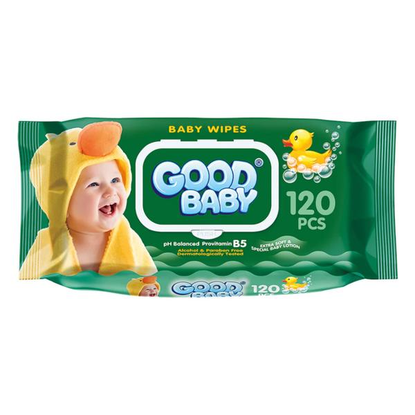 Servetele Umede cu Capac - Good Baby Wipes, Paksel, 120 buc