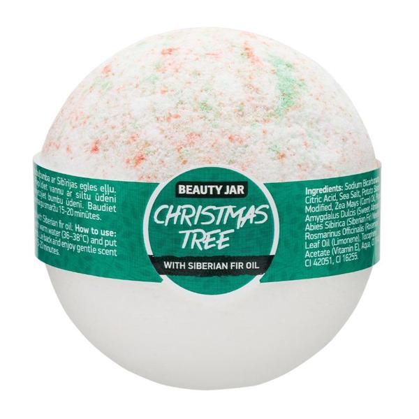 Bila de Baie cu Vitamina E si Ulei de brad - Beauty Jar Christmas Tree, 150 g