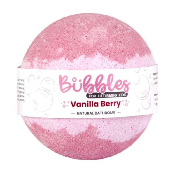 Bila de Baie pentru Copii cu Vanilie si Capsuni - Bubbles Vanilla Berry For Little & Big Kids, 115 g