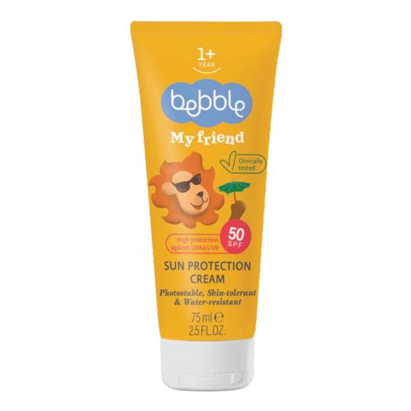 Crema cu Protectie Solara SPF50 pentru Copii - Bebble My Friend Sun Protection Cream, 1+ Year, 75 ml