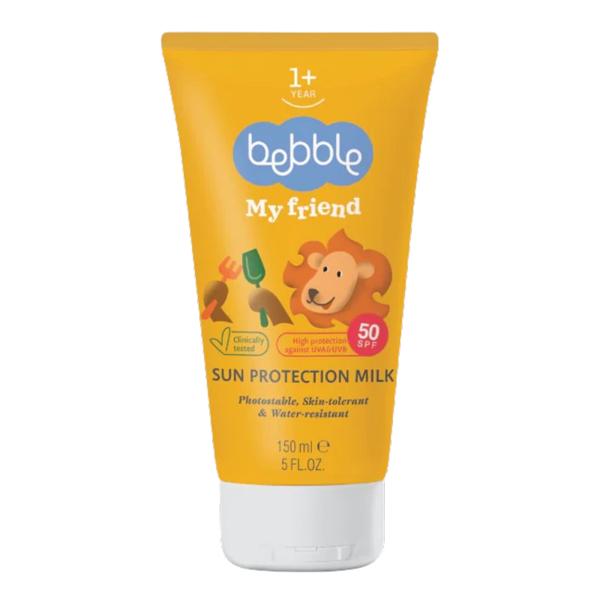 Lapte de Corp cu Protectie Solara SPF50 pentru Copii - Bebble My Friend Sun Protection Milk, 1+ Year, 150 ml