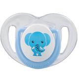 Suzeta cu Design Ortodontic din Silicon si Cutie de Depozitare - Mamajoo Elefant & Cutie Albastra, 0 m+, 1 buc