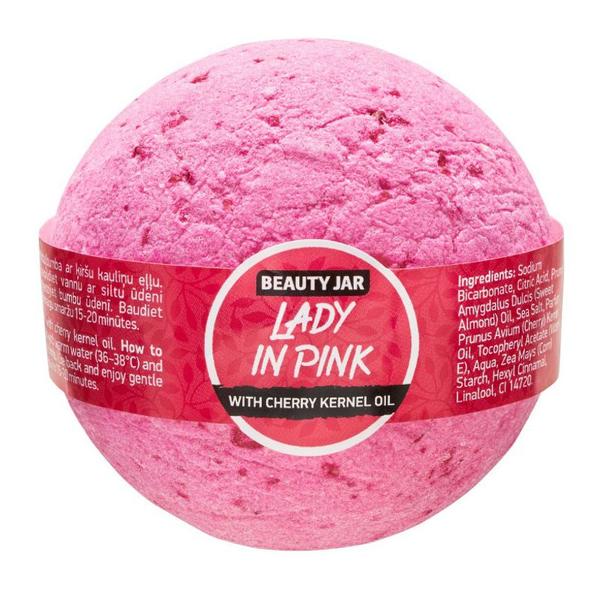 Bila de Baie cu Ulei din Samburi de Cirese - Beauty Jar Lady in Pink, 150 g