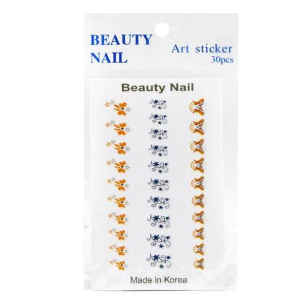 Tatuaj decor pentru unghii, Beauty Nail, 30 desene