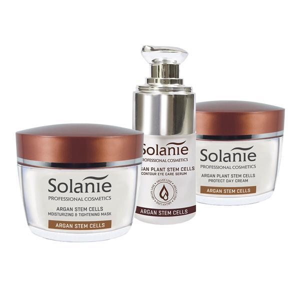 Set Hidratant pentru ten uscat - Solanie ( Crema zi 50 ml + Ser 15 ml + Masca 50 ml )