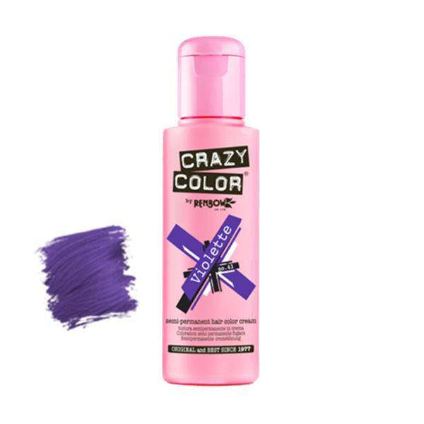 Vopsea semipermanentă Crazy Color Violette no.43 100 ml