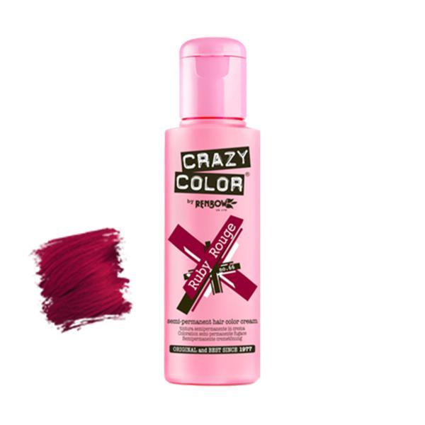 Vopsea semipermanentă Crazy Color Ruby Rouge no.66 100 ml