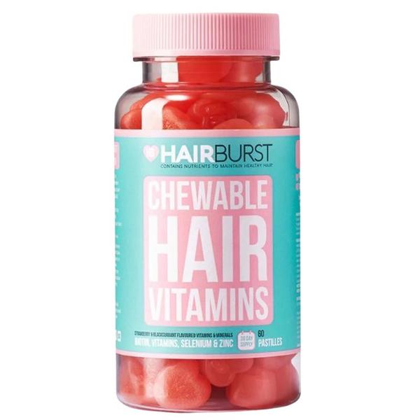 Vitamine Masticabile pentru Par Sanatos - Hairburst Chewable Hair Vitamins, 60 jeleuri gumate