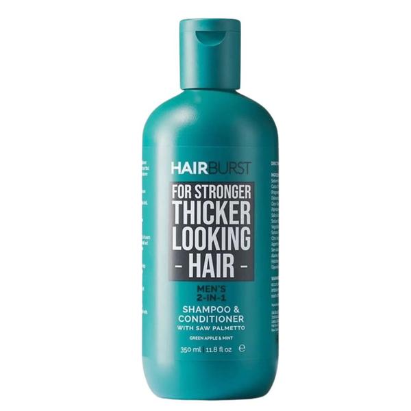 2 in 1 Sampon & Balsam Barbati, pentru Fortifierea si Indesirea Parului - Hairburst For Stronger Thicker Looking Hair Men's 2-IN-1, 350 ml