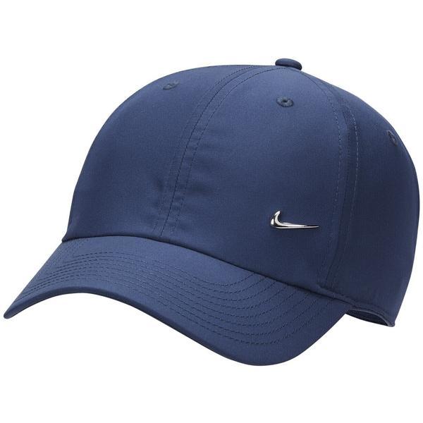 Sapca unisex Nike Dri-FIT Club Unstructured Metal Swoosh Cap FB5372-410, M-L, Albastru