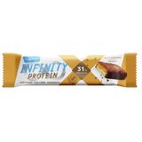 Baton Proteic cu Caramel Sarat, Fara Gluten - Maxsport Infinity Protein Salty Caramel Peanut Flavour, 55 g
