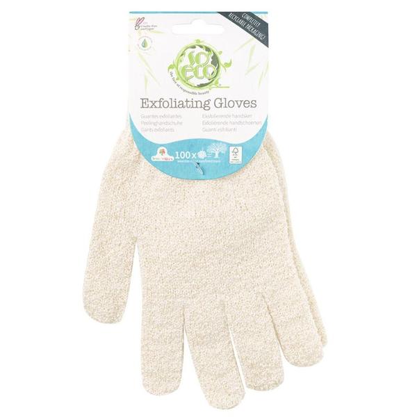Manusi Ecologice Exfoliante pentru Baie - So Eco Exfoliating Gloves, 1 pereche