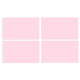 Set 40 Etichete autoadezive dreptunghiulare, roz, 7 x 12 cm