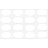 Set 40 Etichete autoadezive, albe, de scris cu markerul, model 2, 4x8 cm