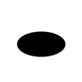 Set 40 Etichete autoadezive ovale, negre, 4x8 cm