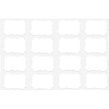 Set 40 Etichete autoadezive, albe, de scris cu markerul, model 1, 3.5x6cm