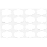 Set 40 Etichete autoadezive, albe, de scris cu markerul, model 3, 3.5x6cm