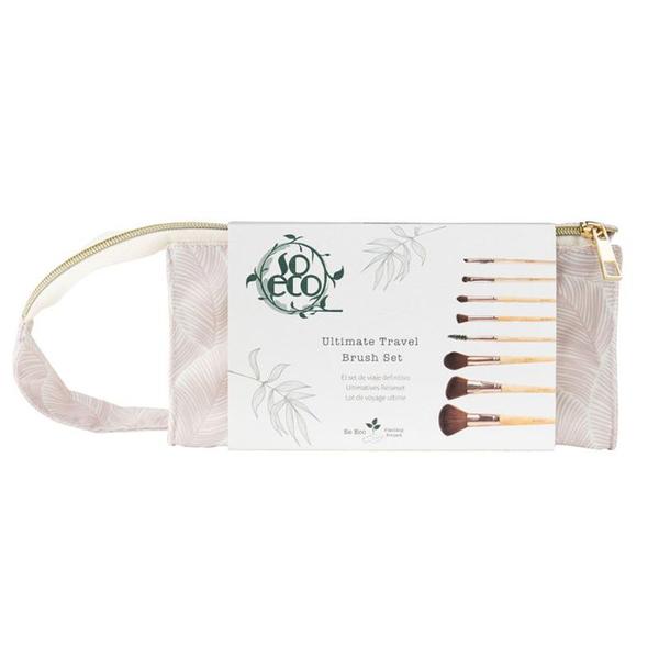 Set 8 Pensule Ecologice pentru Machiaj - So Eco Ultimate Travel Brush Set, 1 set