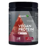 Pudra Proteica cu Gust de Capsuni - Adams Supplements Vegan Protein Strawberry Flavour, 454 g
