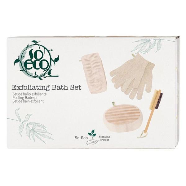 Set Ecologic Exfoliant pentru Fata si Corp - So Eco Exfoliating Bath Set, 1 set