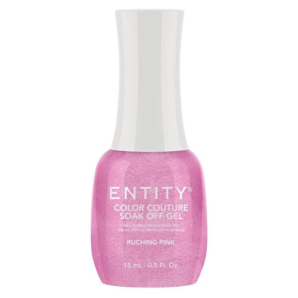 Gel Pigmentat pentru Unghii - Entity Color Couture Soak Off Gel, nuanta "Ruching Pink", 15 ml