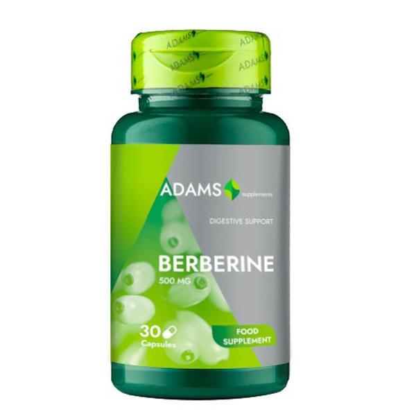 Berberina 500 mg - Adams Supplements, 30 capsule