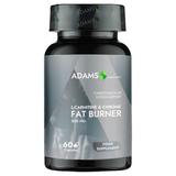 L-Carnitine & Chrome 500 mg - Adams Supplements Fat Burner, 60 capsule