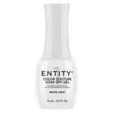 Gel Pigmentat pentru Unghii - Entity Color Couture Soak Off Gel, nuanta "White", 15 ml