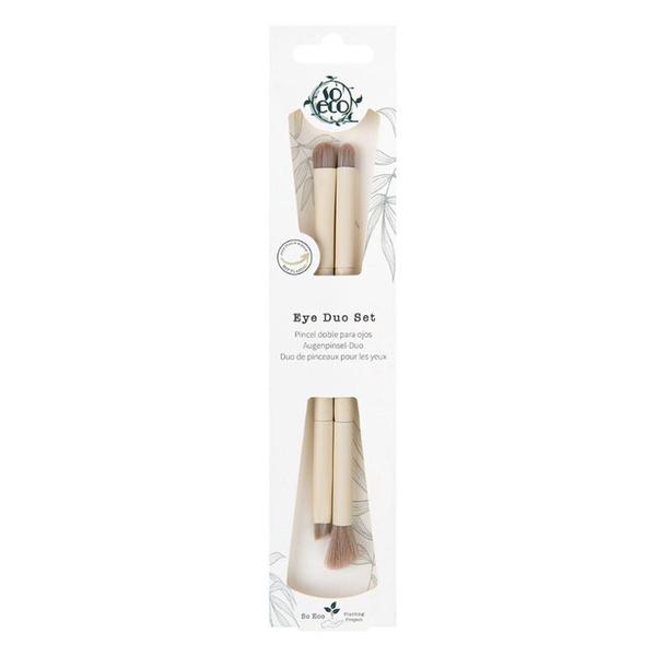 Set 2 Pensule Ecologice pentru Pleoape, Capat Dublu - So Eco Eye Duo Set, 1 set