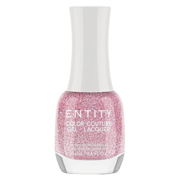 Lac de Unghii cu Efect de Gel - Entity Color Couture Gel - Lacquer, nuanta "Glitzerazzi", 15 ml