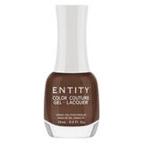 Lac de Unghii cu Efect de Gel - Entity Color Couture Gel - Lacquer, nuanta "Paparazzi Jungle", 15 ml