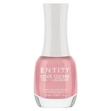 Lac de Unghii cu Efect de Gel - Entity Color Couture Gel - Lacquer, nuanta "Blushing Bloomers", 15 ml