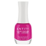 Lac de Unghii cu Efect de Gel - Entity Color Couture Gel - Lacquer, nuanta "Cherry Blossoms", 15 ml