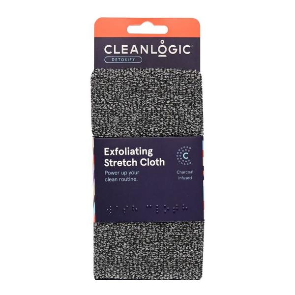 Prosop Exfoliant pentru Corp - Cleanlogic Detoxify Exfoliating Stretch Cloth, 1 buc