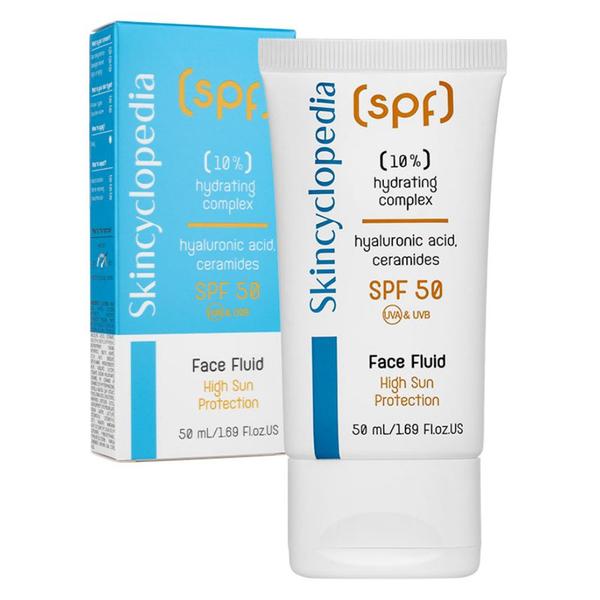 Fluid Hidratant pentru Fata cu Protectie Solara SPF50 - Skincyclopedia Face Fluid High Sun Protection, Camco, 50 ml